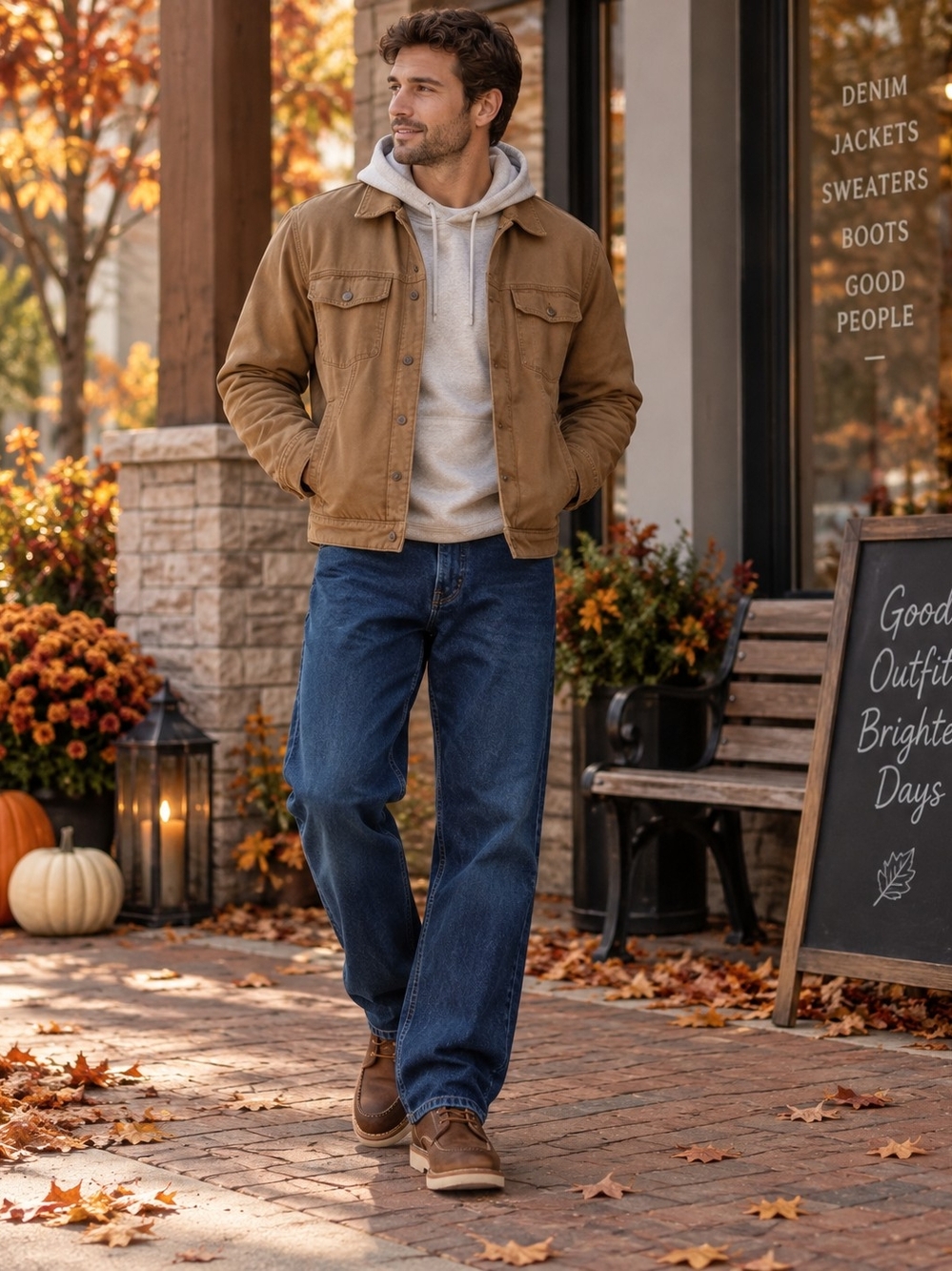 Old Navy Men's Dark Blue Relaxed Jeans
